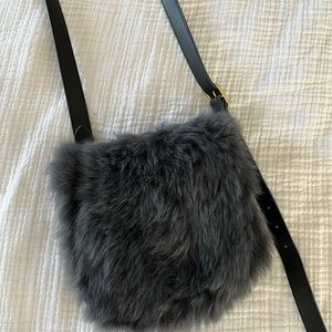 Diane Von Furstenberg fur crossbody